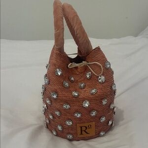 Pink Embellished Women's Bag